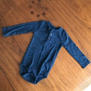 baby joe fresh henley onesie